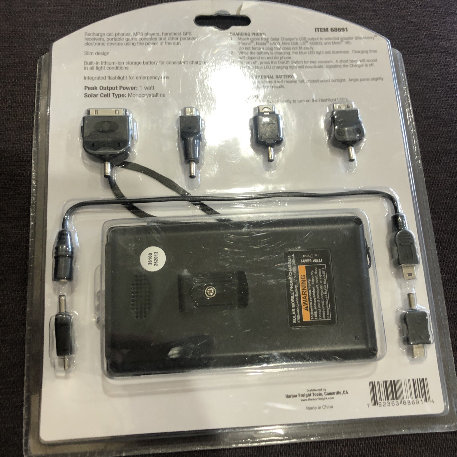 Thunderbolt Magnum Solar Power Pack Recharge-on-the-Go! Item# 68691