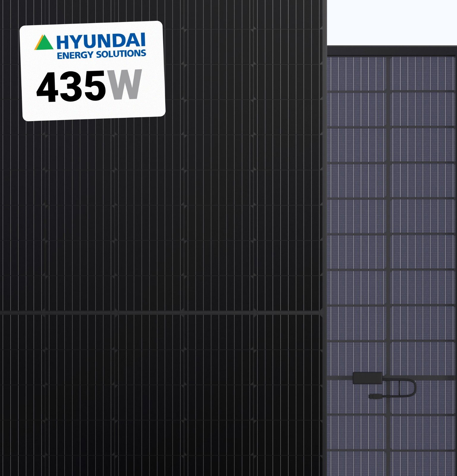 Hyundai 435W Solar Panel 108 Half-Cell HiN-T435NF(BK)