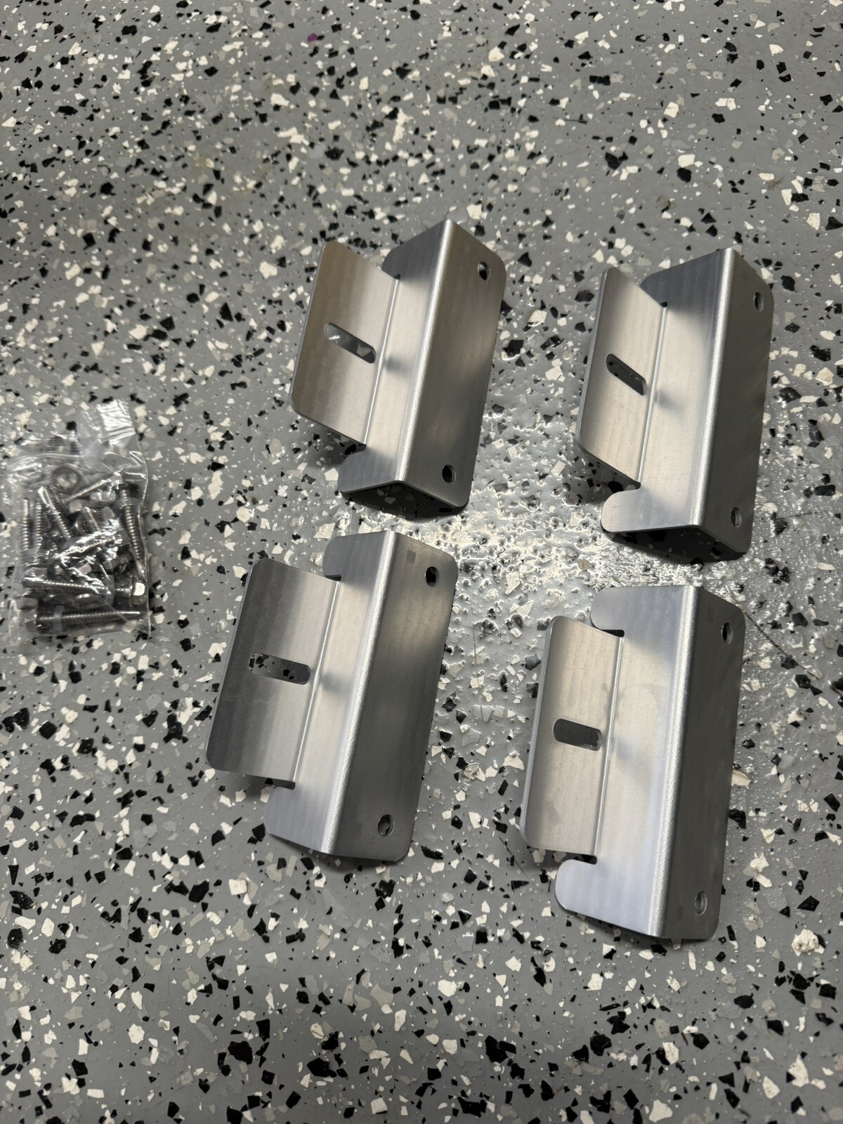 4PCS Solar Panel Bracket Aluminum Alloy Photovoltaic Panel Mounting System