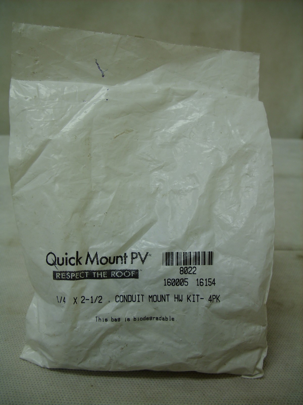 Quick Mount PV – Solar Panel Mounting Stainless Lag Bolt & Washer Hardware Kit