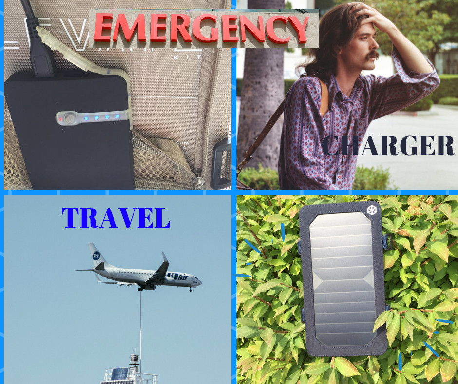 Solar Charging Charger Panel USB BLUE Mobile ANDROID,DEVICES Smart Phone NEW