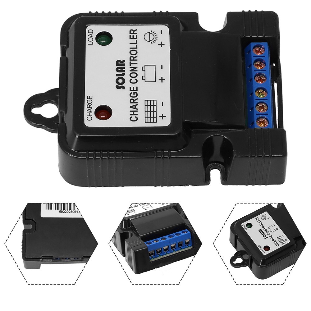 6V/12V Solar Charge Controller 3A PWM Solar Panel Battery Charger USB Regulator