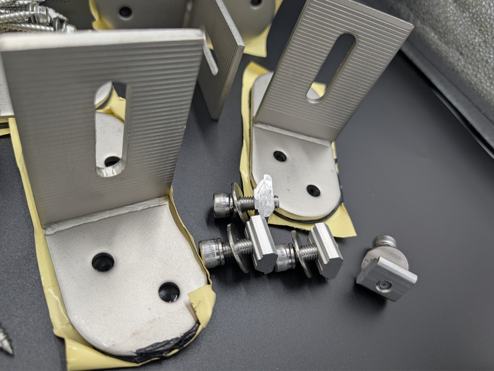 Solar Mount T-Bracket with Hardware – Pack of 8