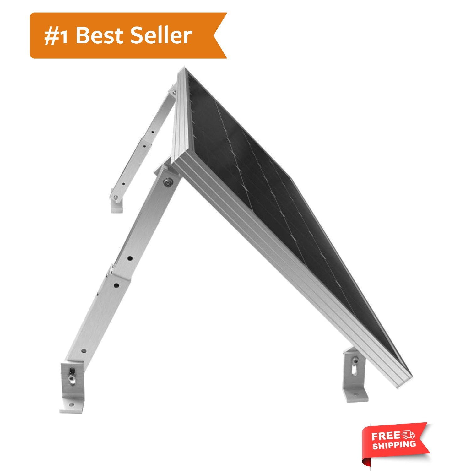 Adjustable Solar Panel Mount – 150W Capacity, Ideal for Any Flat Surface