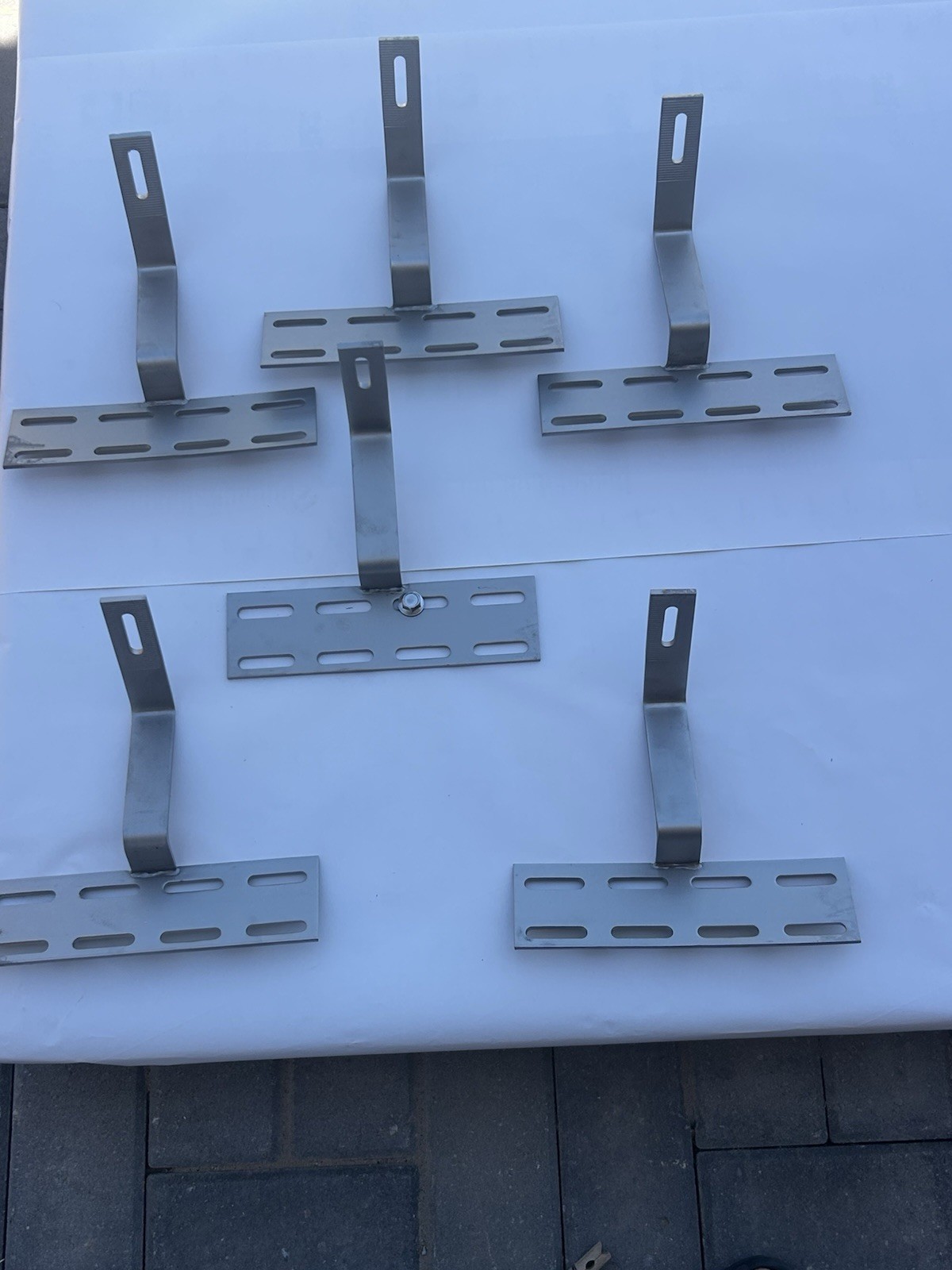 Solar roof tile hook mounting Pack of 6