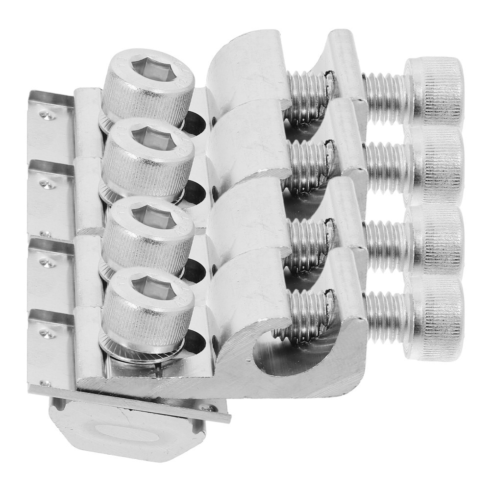4 Pcs Solar Mounting System Accessories Aluminum Grounding Lug Wire Clamps