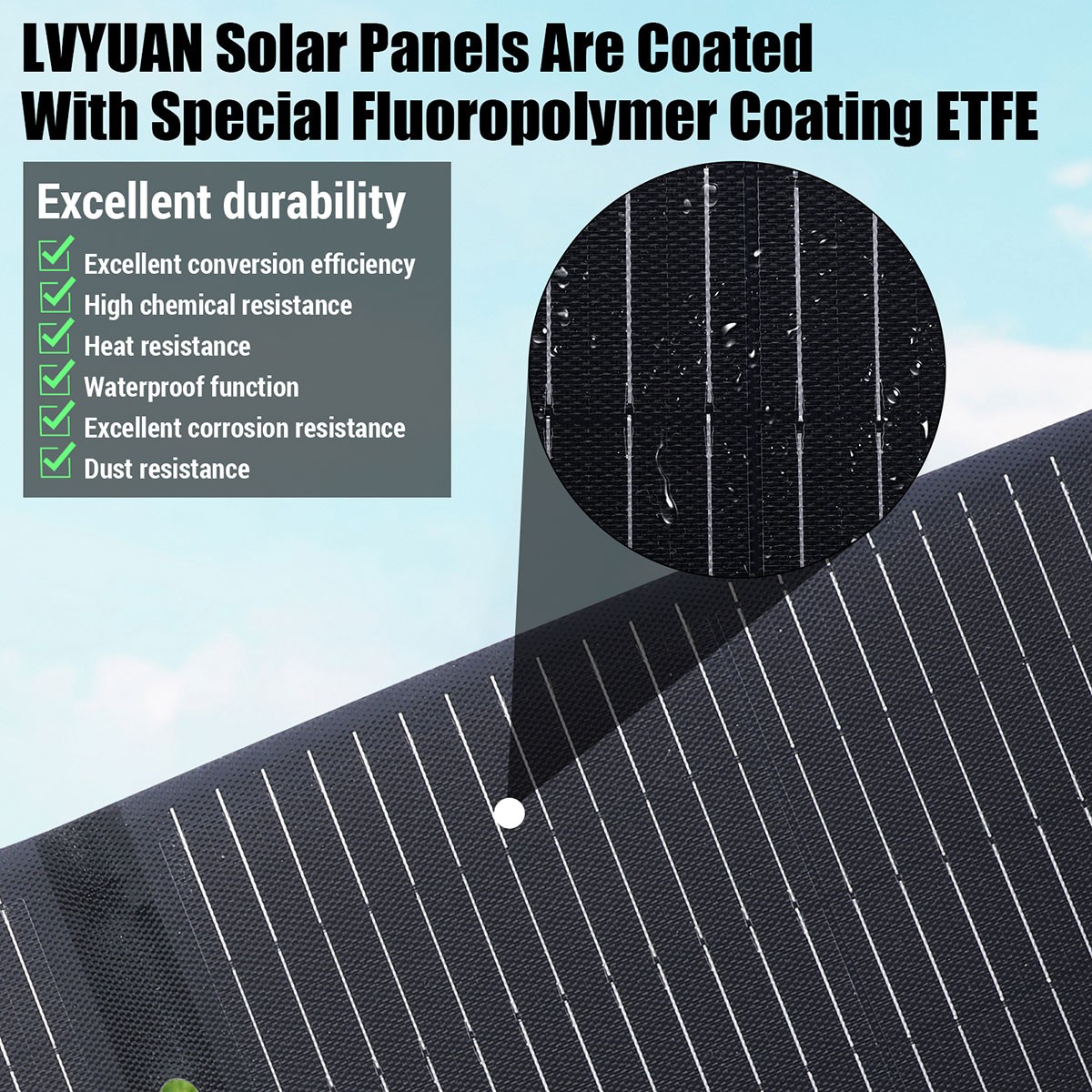 LINEBA 200W Lightweight Portable Solar Suitcase Foldable Solar Panel For Camping