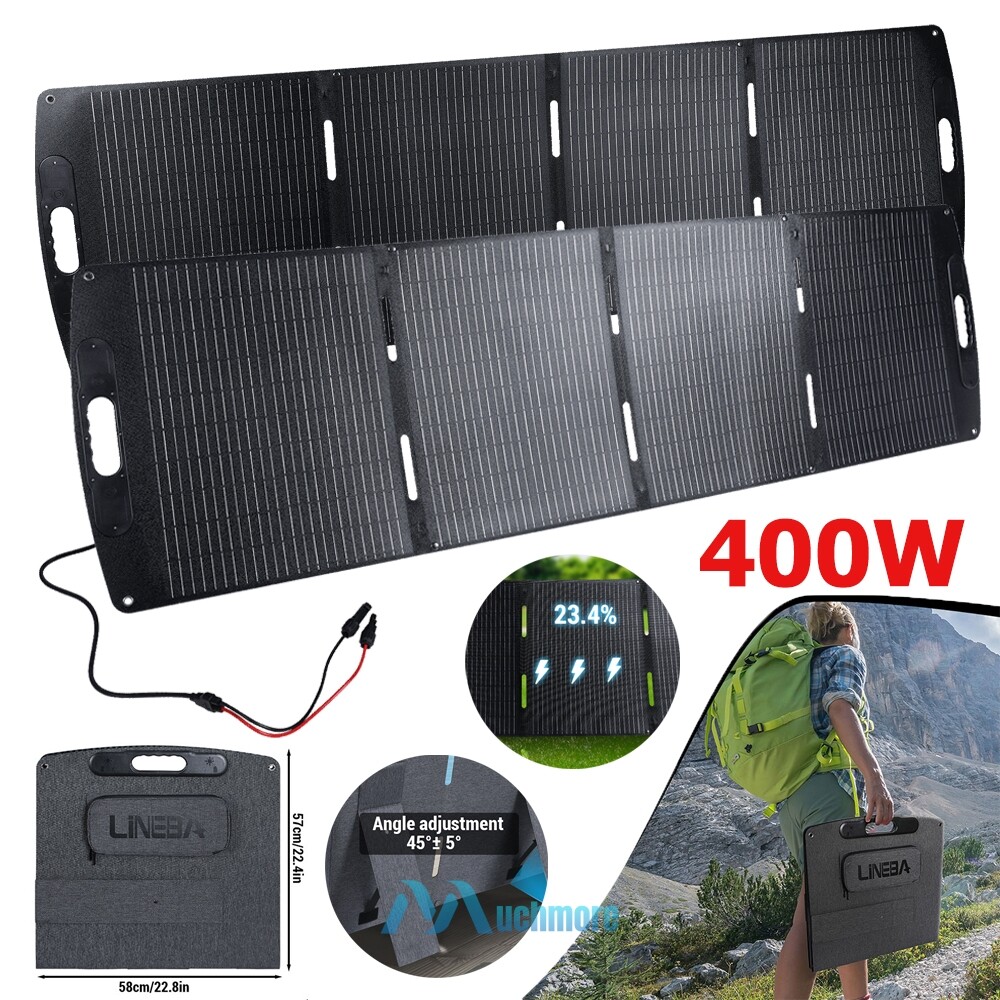 400W 200W Foldable Solar Panel Solar Charger for RV Power Station Camping Hiking