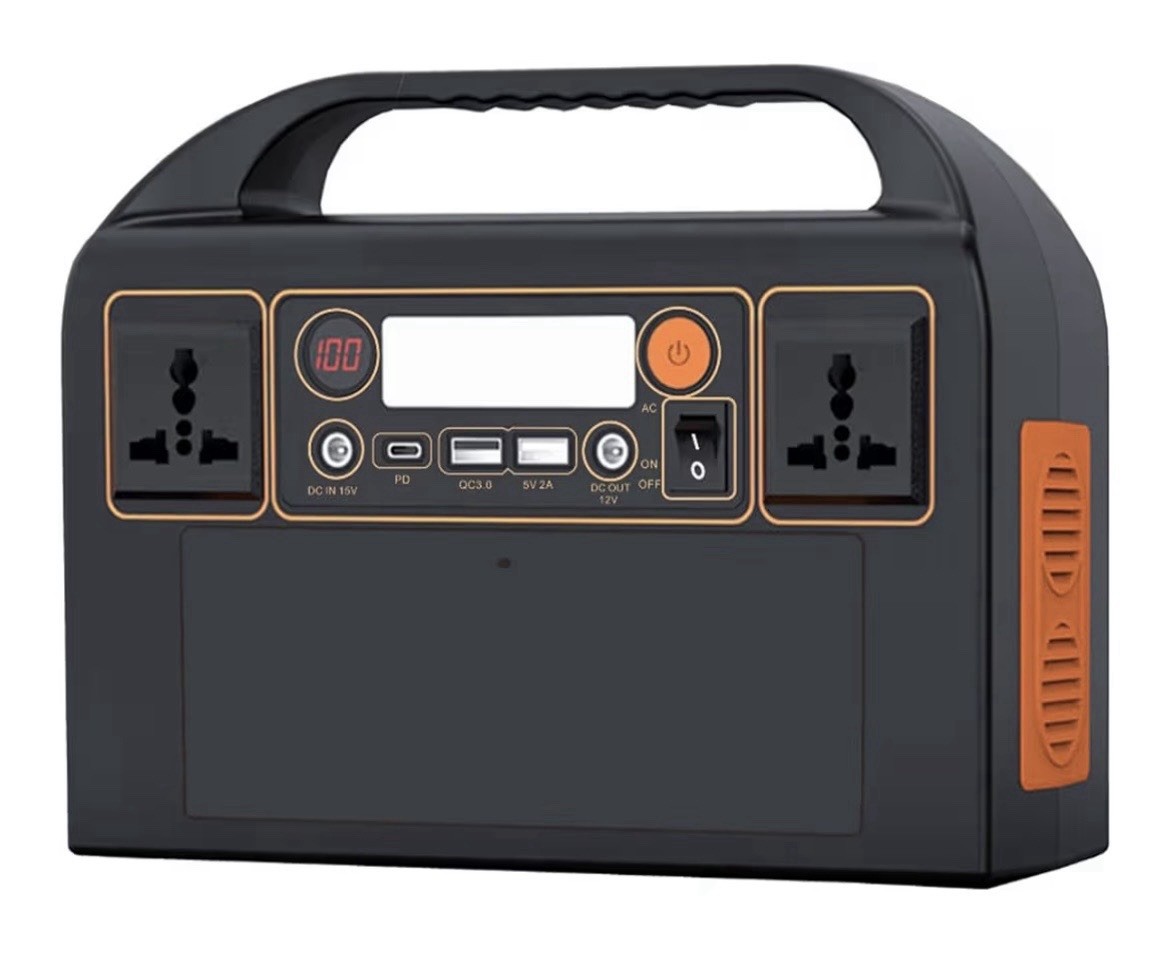 Portable Power Station 300W 90000mAh Outdoor Backup Battery 220V Orange