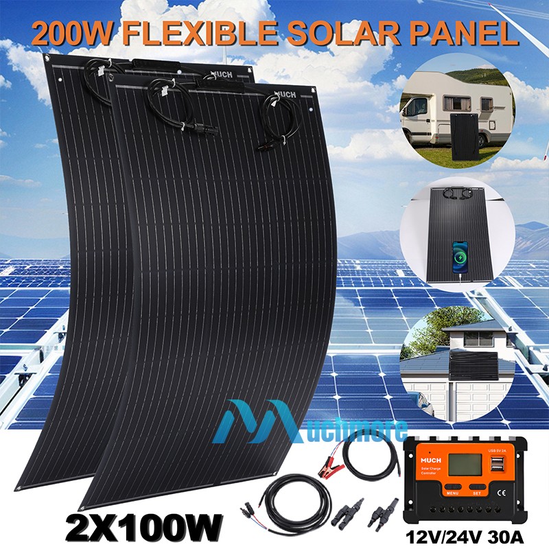 5000W Solar Panel Kit Solar Power Generator with Inverter Home 110V Grid System