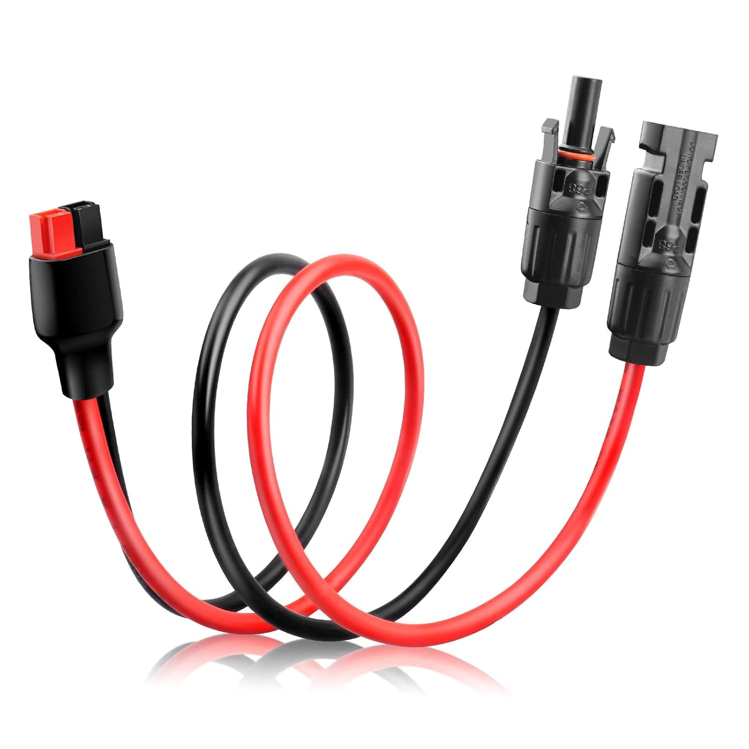 10AWG Solar Panel to Anderson Connector Adapter Extension Cable,1.6Ft | Heavy Du