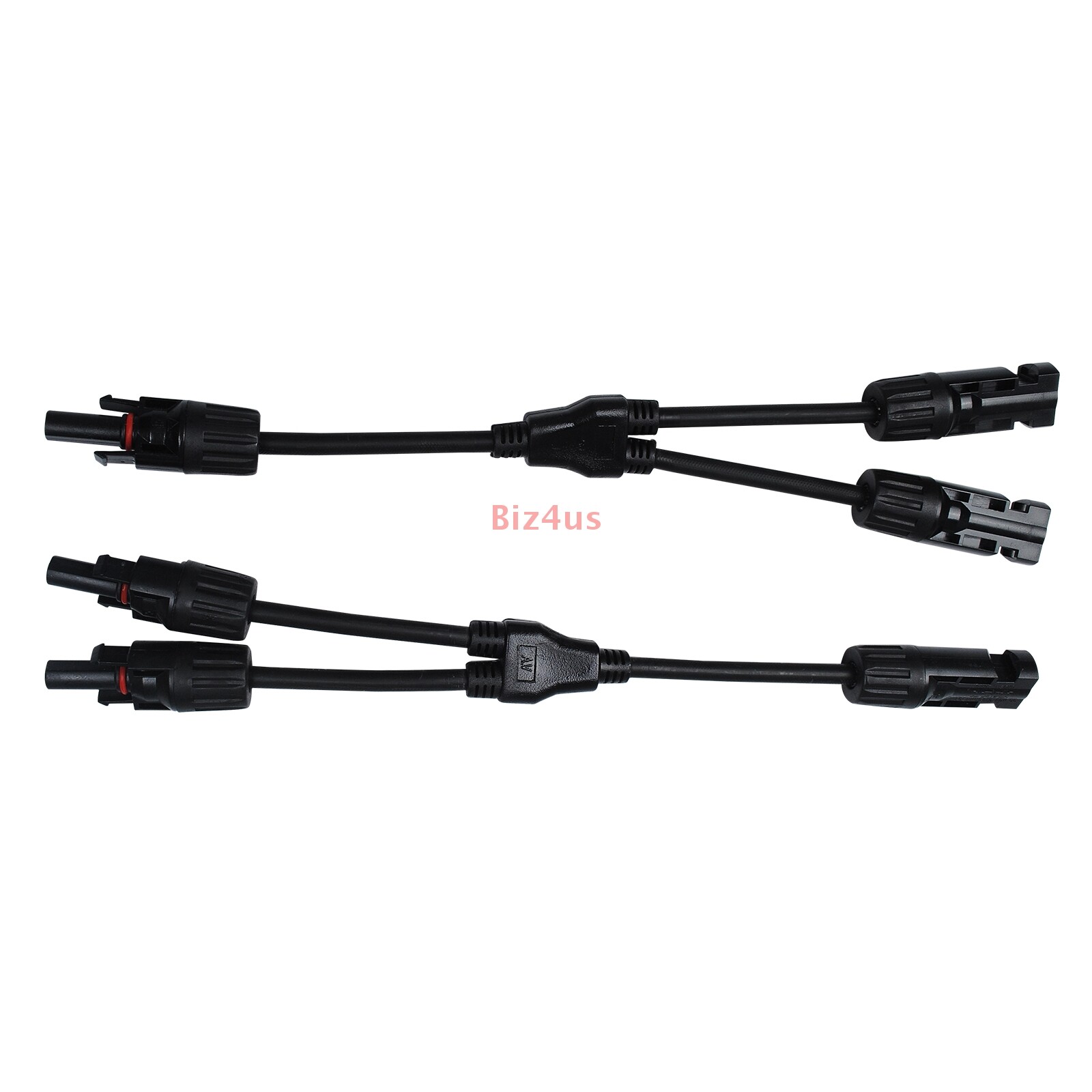 1Pair Solar Cable Splitter Waterproof IP67 2Y Branch Solar Panel Cable Connector