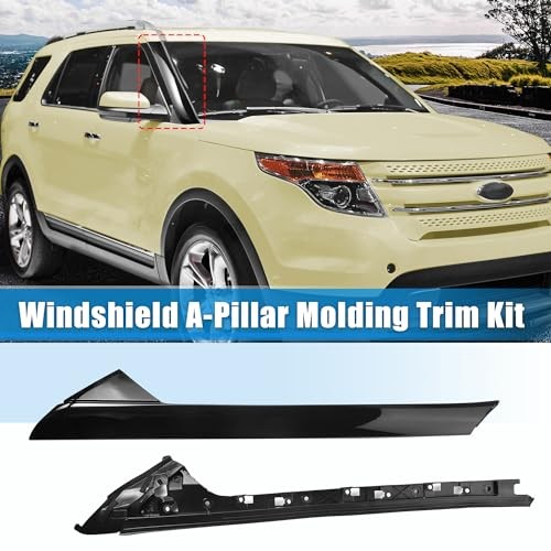 Windshield A-Pillar Trim Panel Kit for Ford Explorer 2011-2019 Front Right