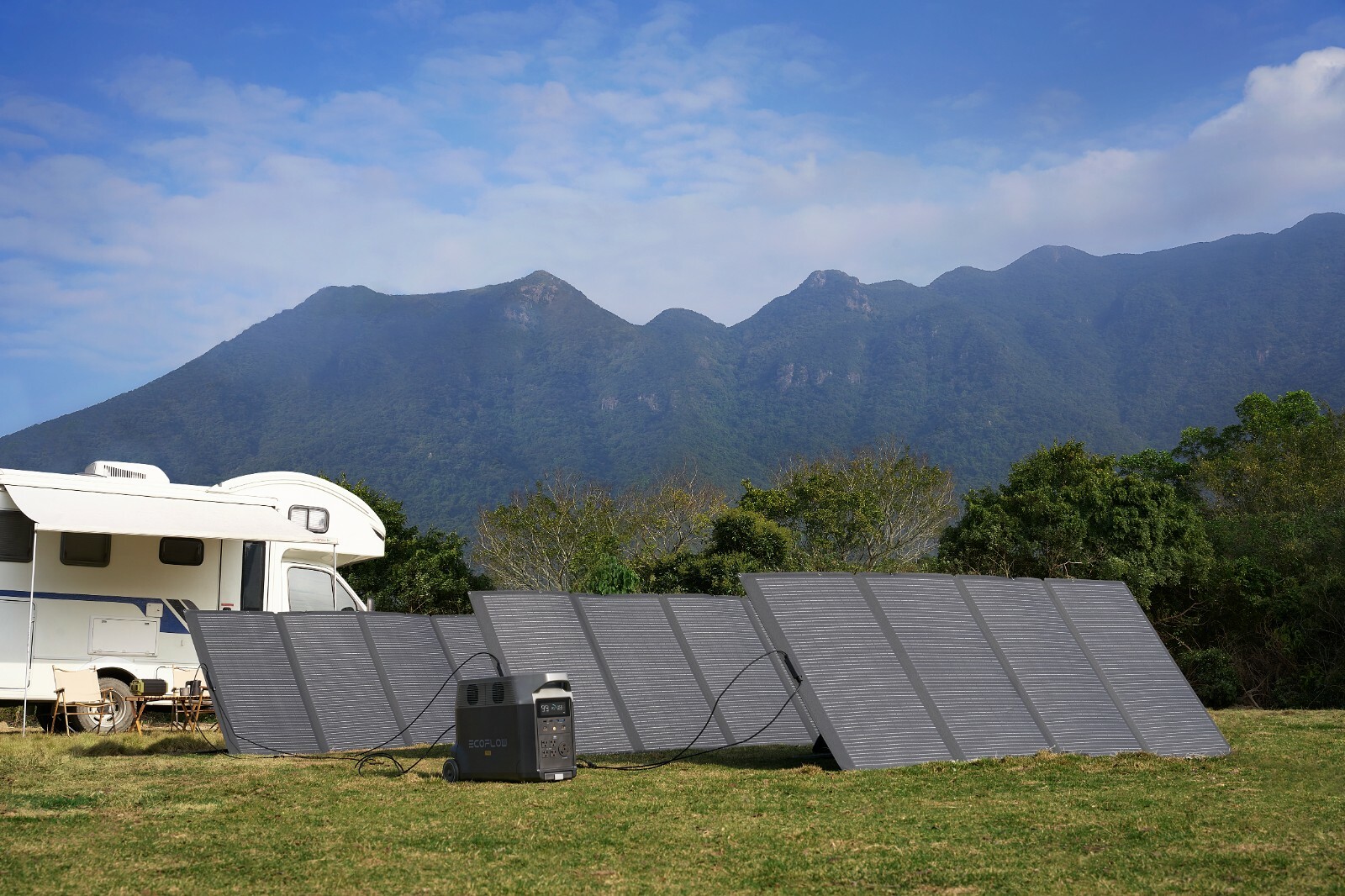 EcoFlow 400W Solar Panel Self-supporting, Waterproof Smart Outdoor Solar Kit