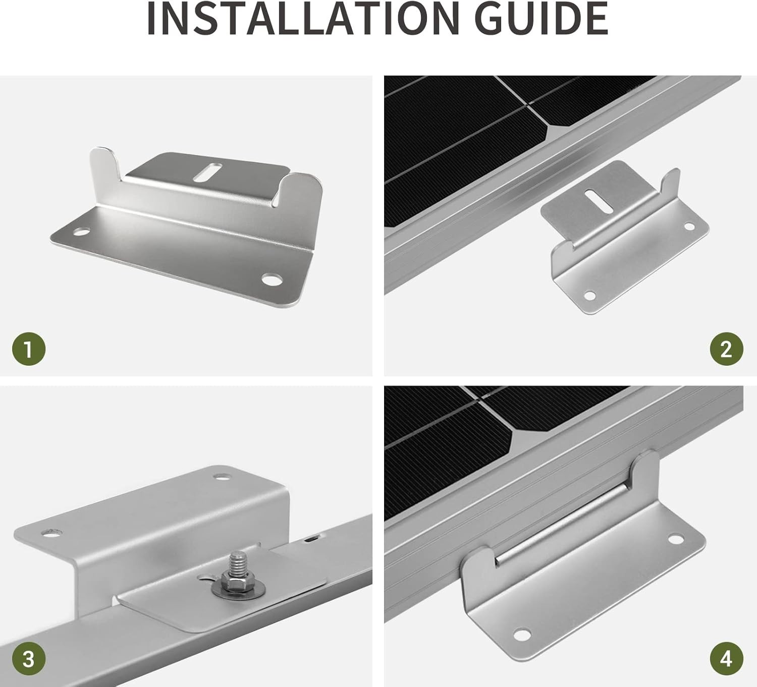Versatile Solar Panel Mounting Z-Brackets – Compatible with All Leading Brands