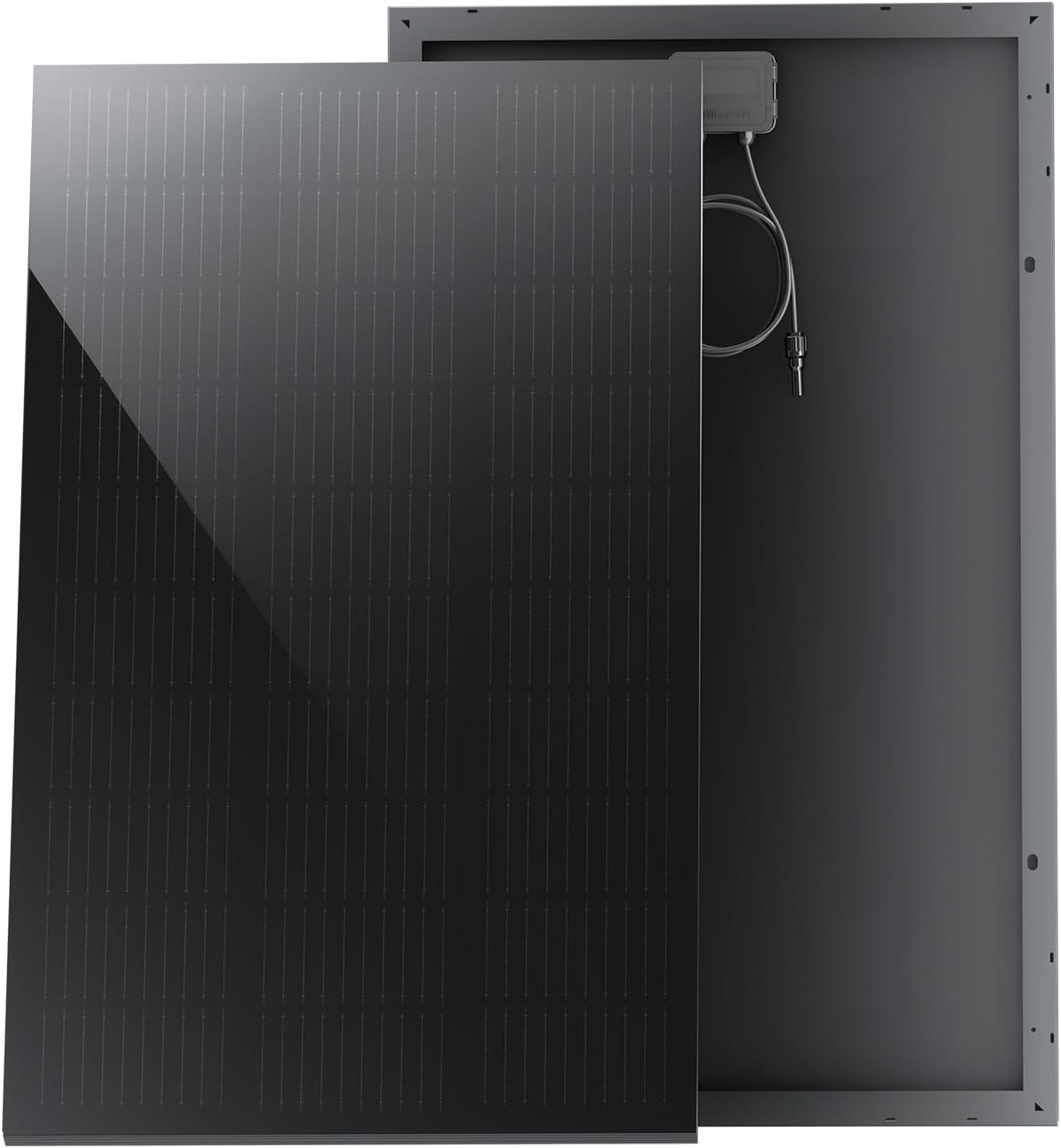 STAR 200 Watt Solar Panel, 2PCS 100W 12/24V Solar Panels with Full-Screen Design