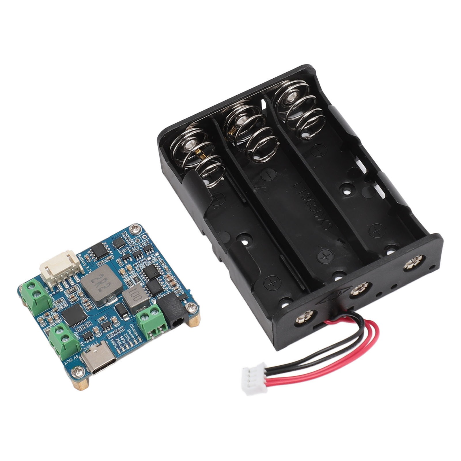 6V‑24V Solar Power Manager PCB MPPT 5V 3A Output Type C Charging Power