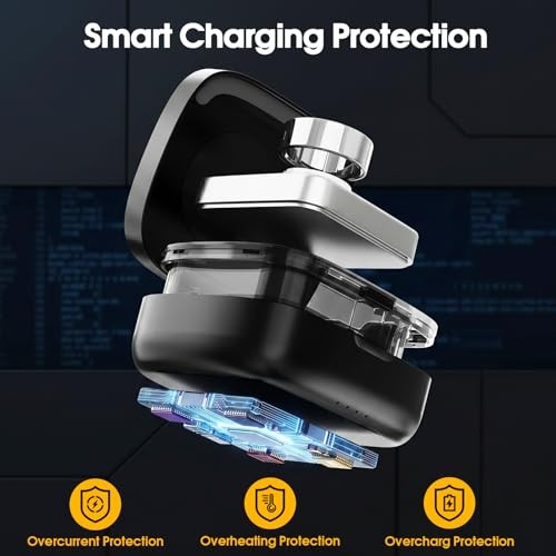 Charging Case Compatible with Oura Ring Gen 5, 4 & 3, 1000mAh Portable Travel