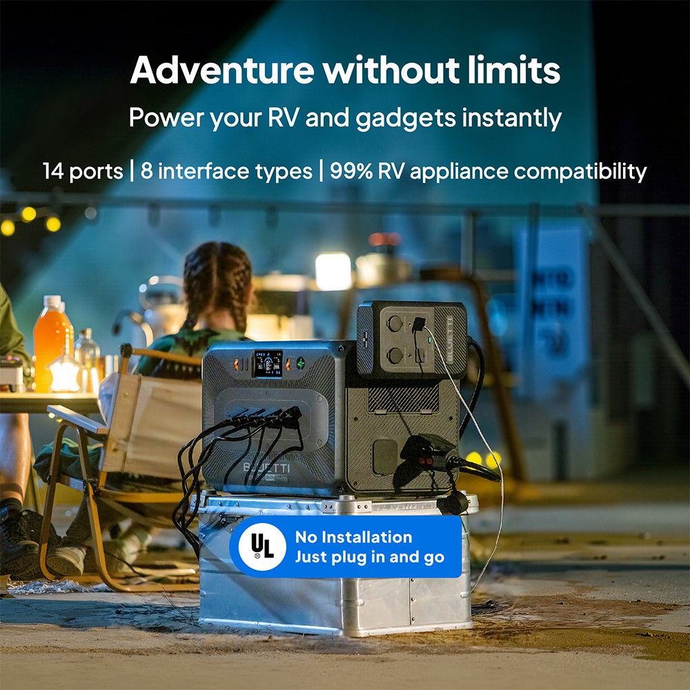 BLUETTI Apex 300 2764Wh 3840W Portable Power Station Expandable for Backup