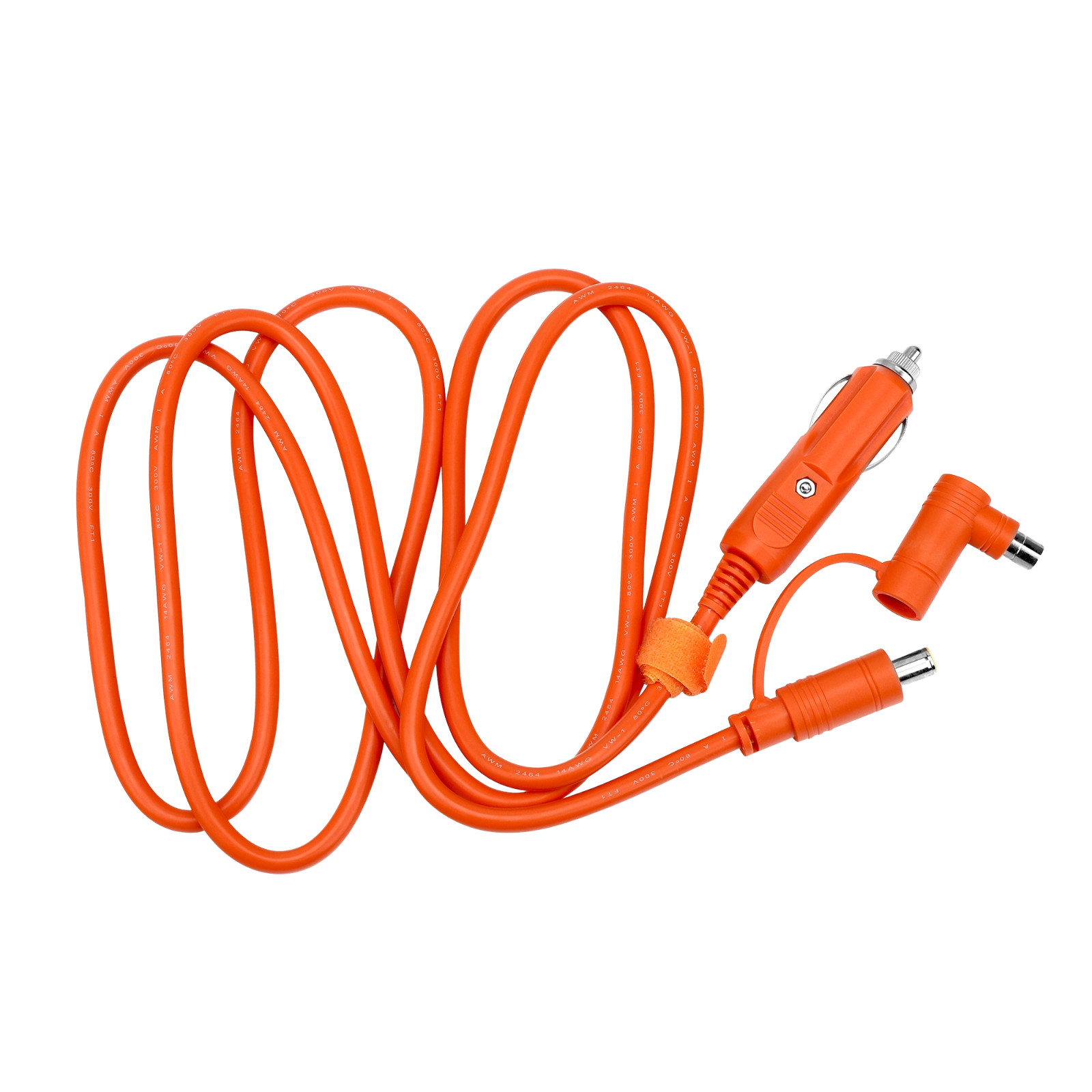 14AWG Car Cigarette Lighter 12V/24V DC 8mm Charging Cable with DC7909/8020 Plug