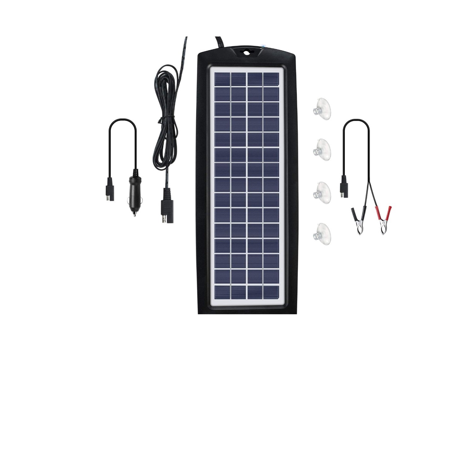 Durable Solar Panel Battery Maintainer – Prevents Battery Drain in All Vehicles