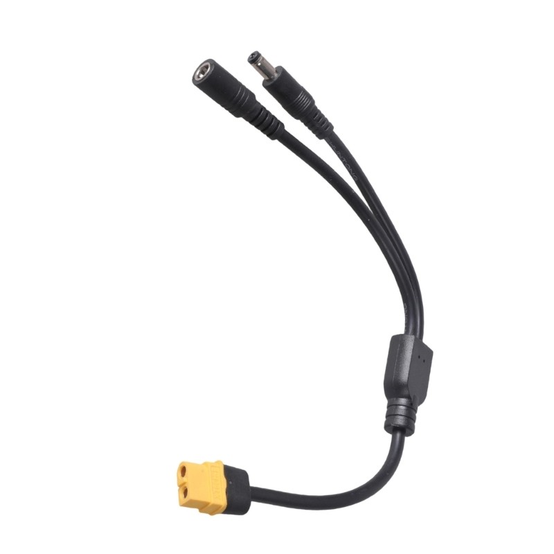 XT60 To 5.5×2.1mm Power Adapter Cable For FPV Goggles Solar Panel
