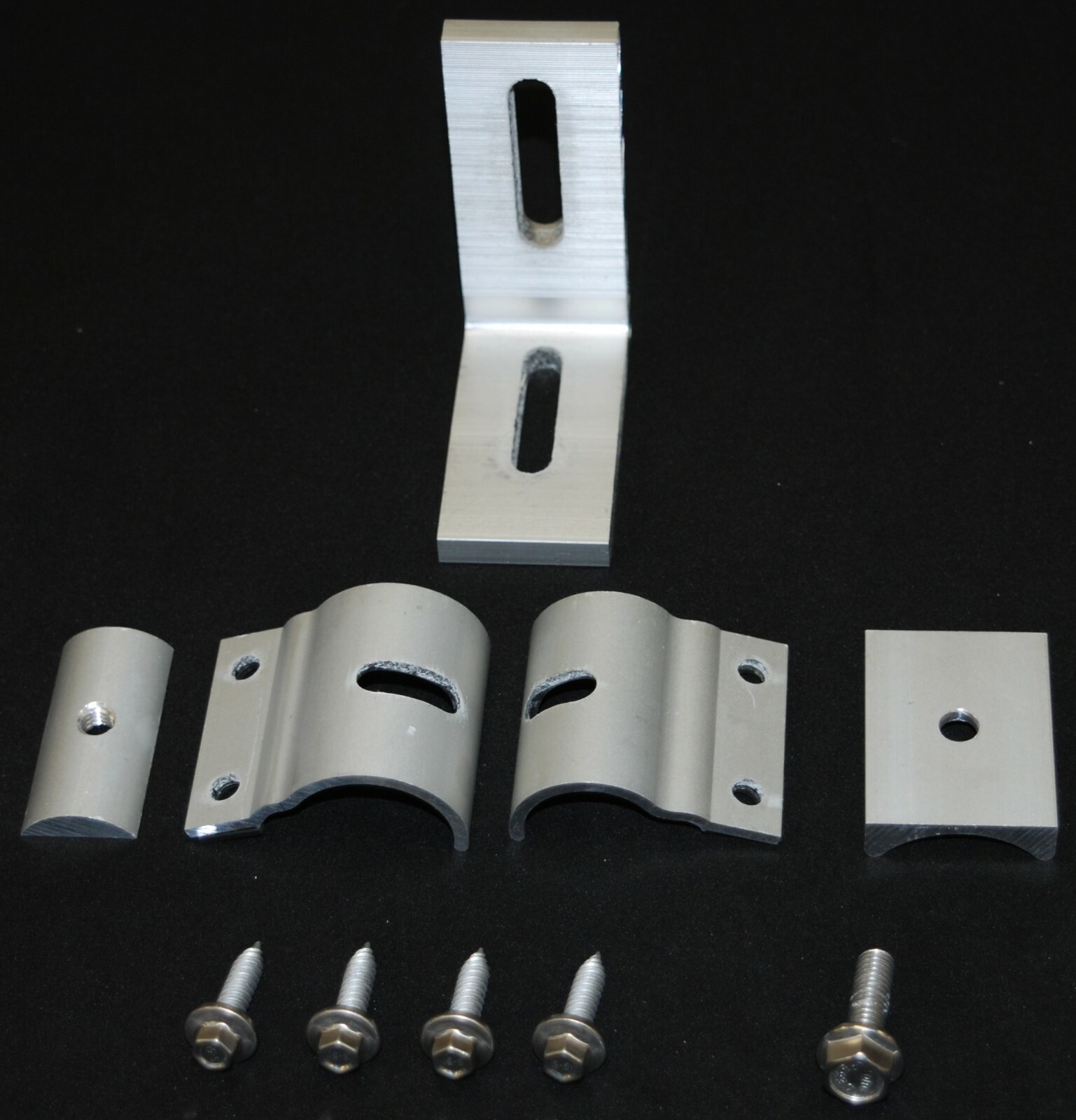 10 MageBracket RH or RL w/ L Trapezoidal R-Panel Metal Roof Solar Bracket Clamp