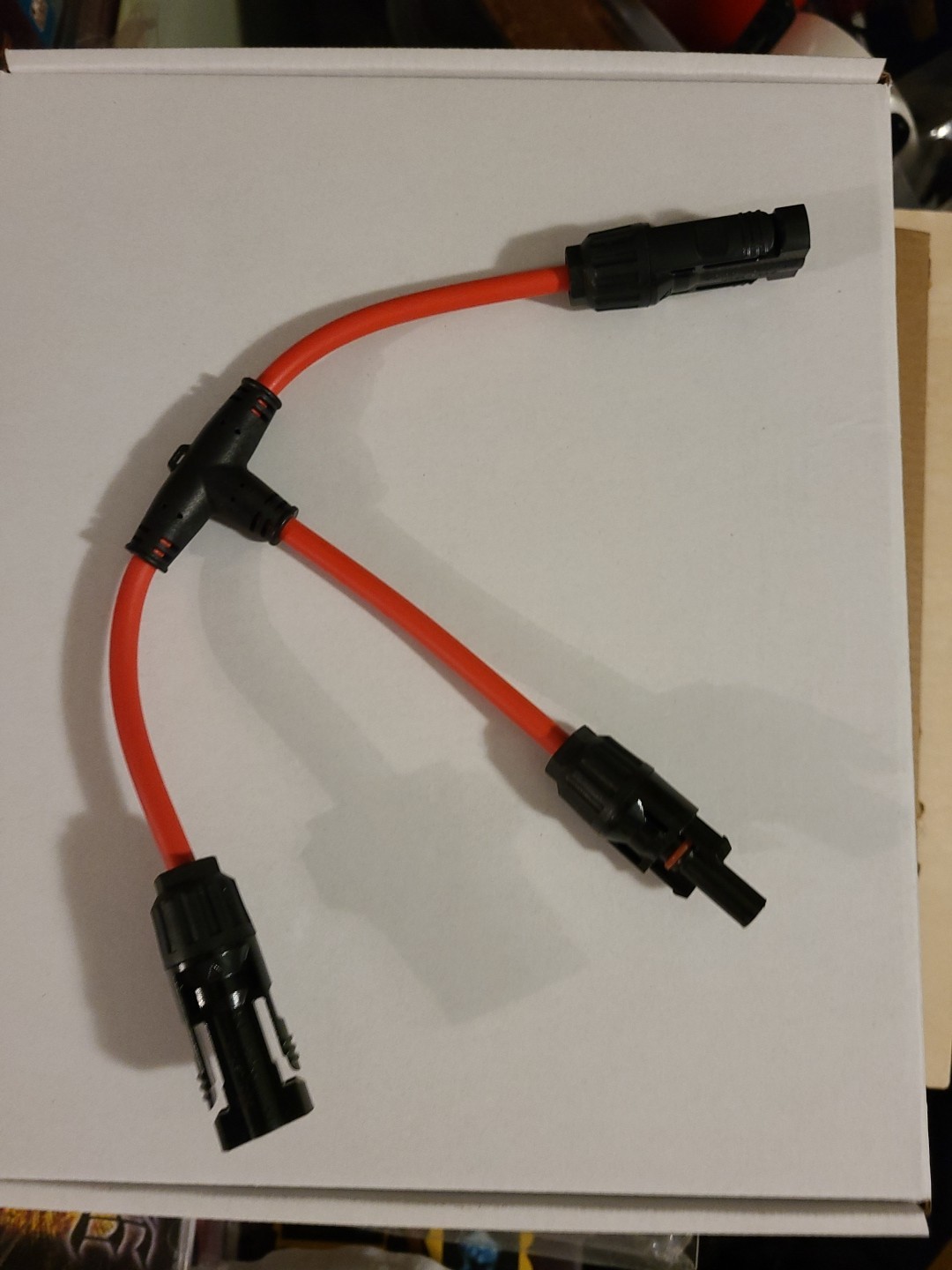 2 Pairs Solar Connectors, Y Branch Parallel Adapter (M/FF, F/MM)