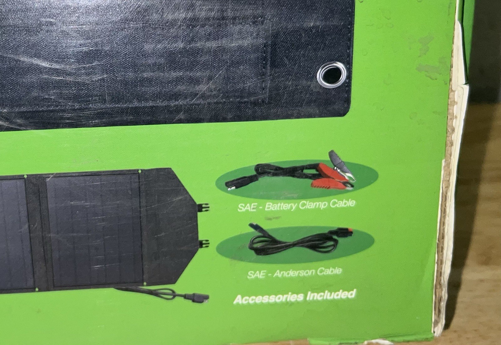 120-Watt Foldable Monocrystalline Solar Panel with Multiple DC Outputs and Cable