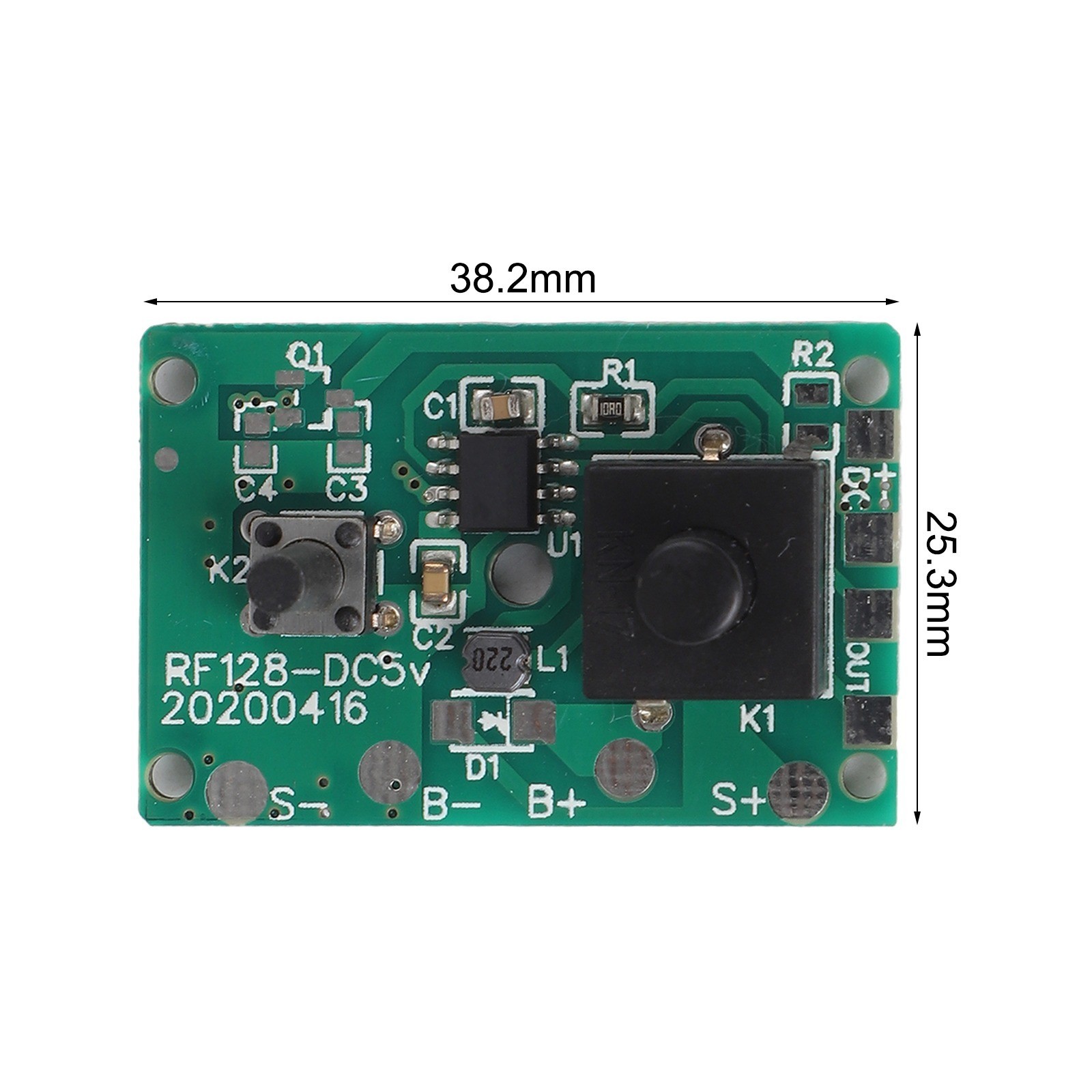 1 2V Solar Light String Circuit Board with Clear Installation Instruction