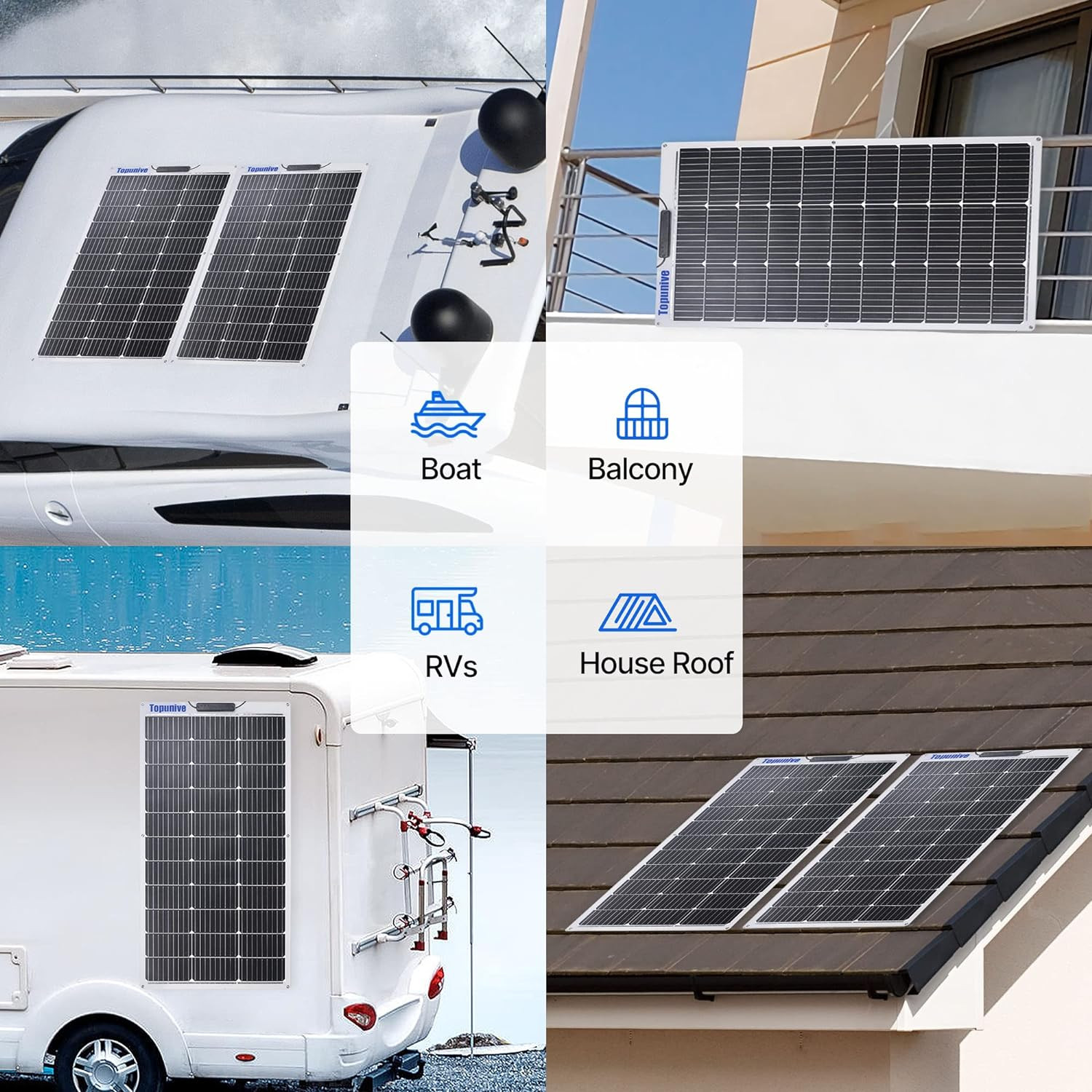 2PCS 100W 12V Flexible Solar Panel 9BB Monocrystalline Cell 12 Volt Semi-Flexibl
