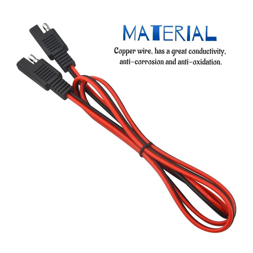 4 PCS SAE to SAE Extension Cable Quick Disconnect Wire Harness SAE Connector …