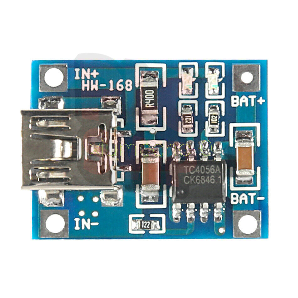 2PCS 5V Mini USB 1A Lithium Battery Charging Board Charger Module IN 4.5V-5.5v