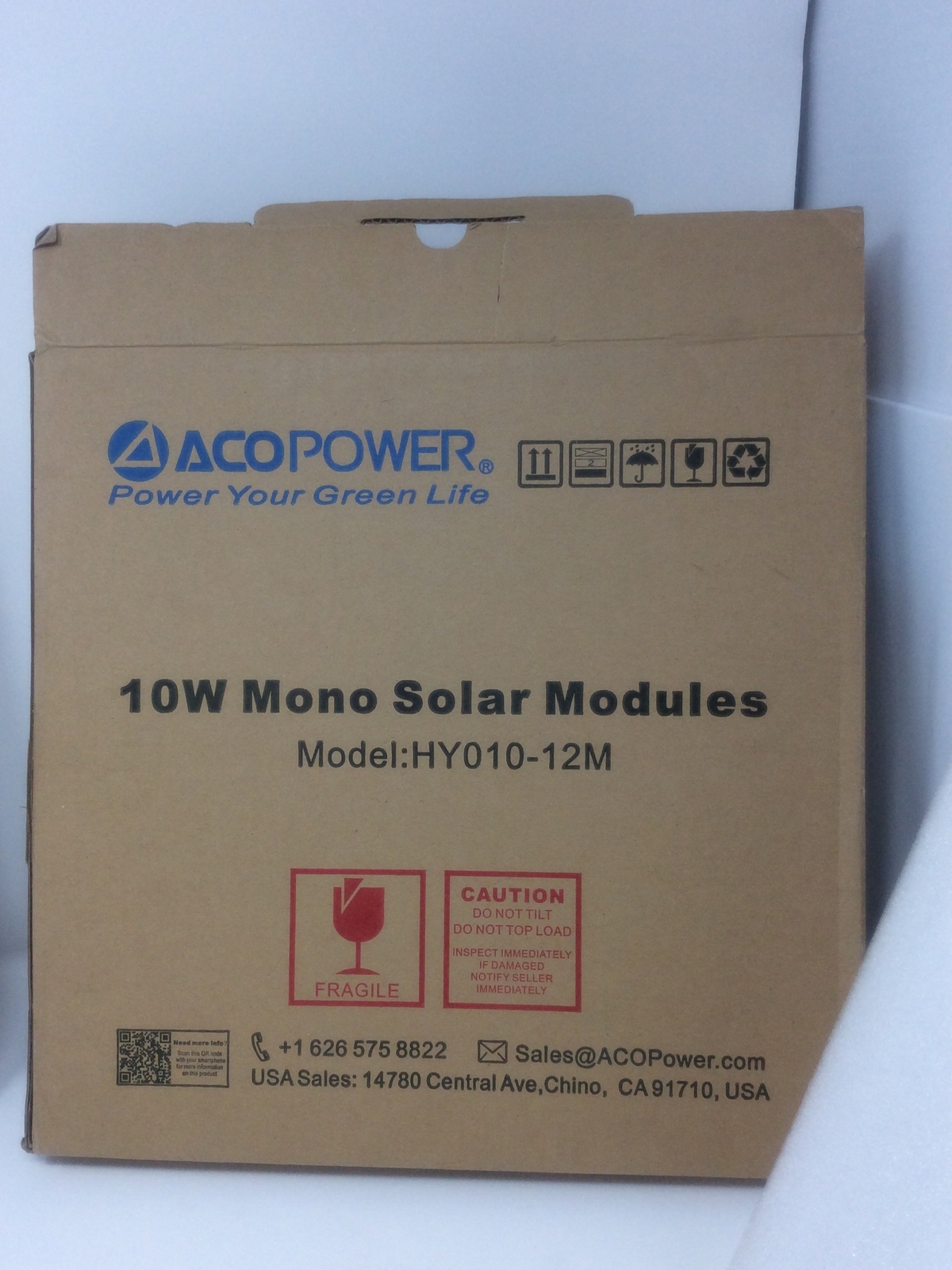 ACOPOWER 10w 10Watt Mono Solar Panel for 12V Battery Charging RV Boat, Off Grid