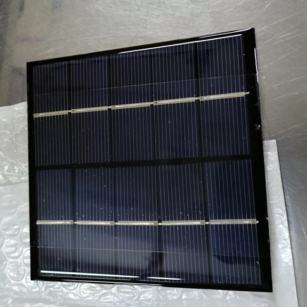 2pcs Solar Panel 3/5W 5/12V Micro Solar Board Portable Fast Charger Polysilicon