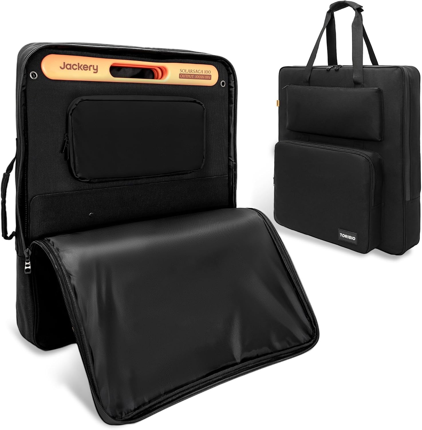 Solar Panel Travel Bag, Padded Portable Solar Panel Storage Bag Compatible wi…