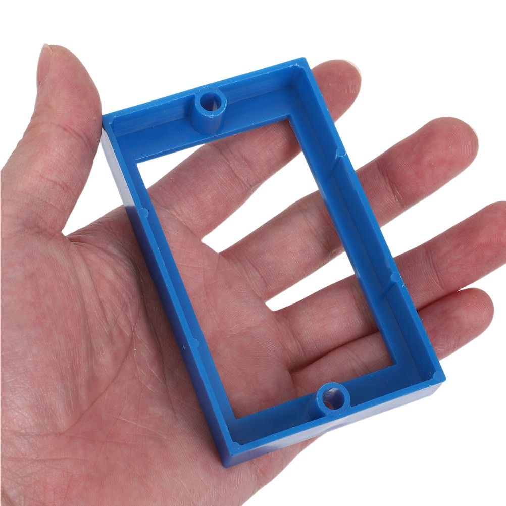 6 Pcs Outlet Box Extender Plastic Electrical Extension Accessory for Switches