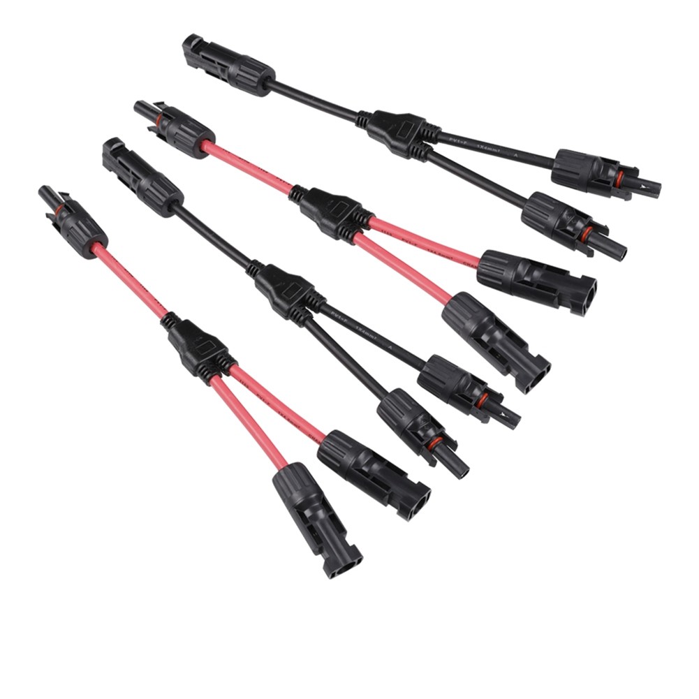 Y Branch Plug 1 to 2 Parallel Connection Solar Connector Photovoltaic Panel3060