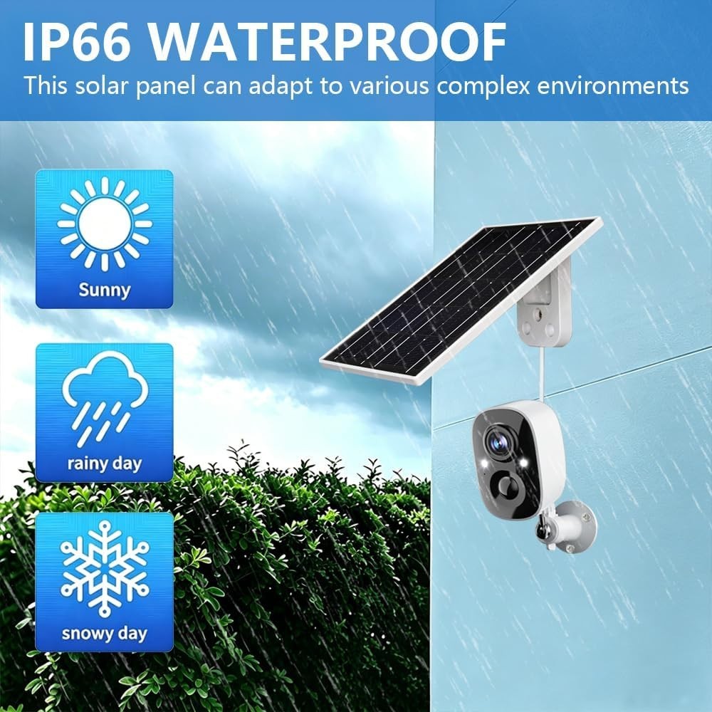 23% Efficiency Eco-Friendly Solar Panel – USB C Waterproof Charger for Security