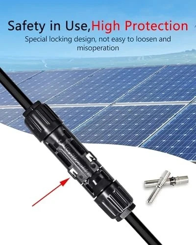 8AWG Solar Panel Connectors IP68 Waterproof 1500V 70A 8AWG Solar Connectors
