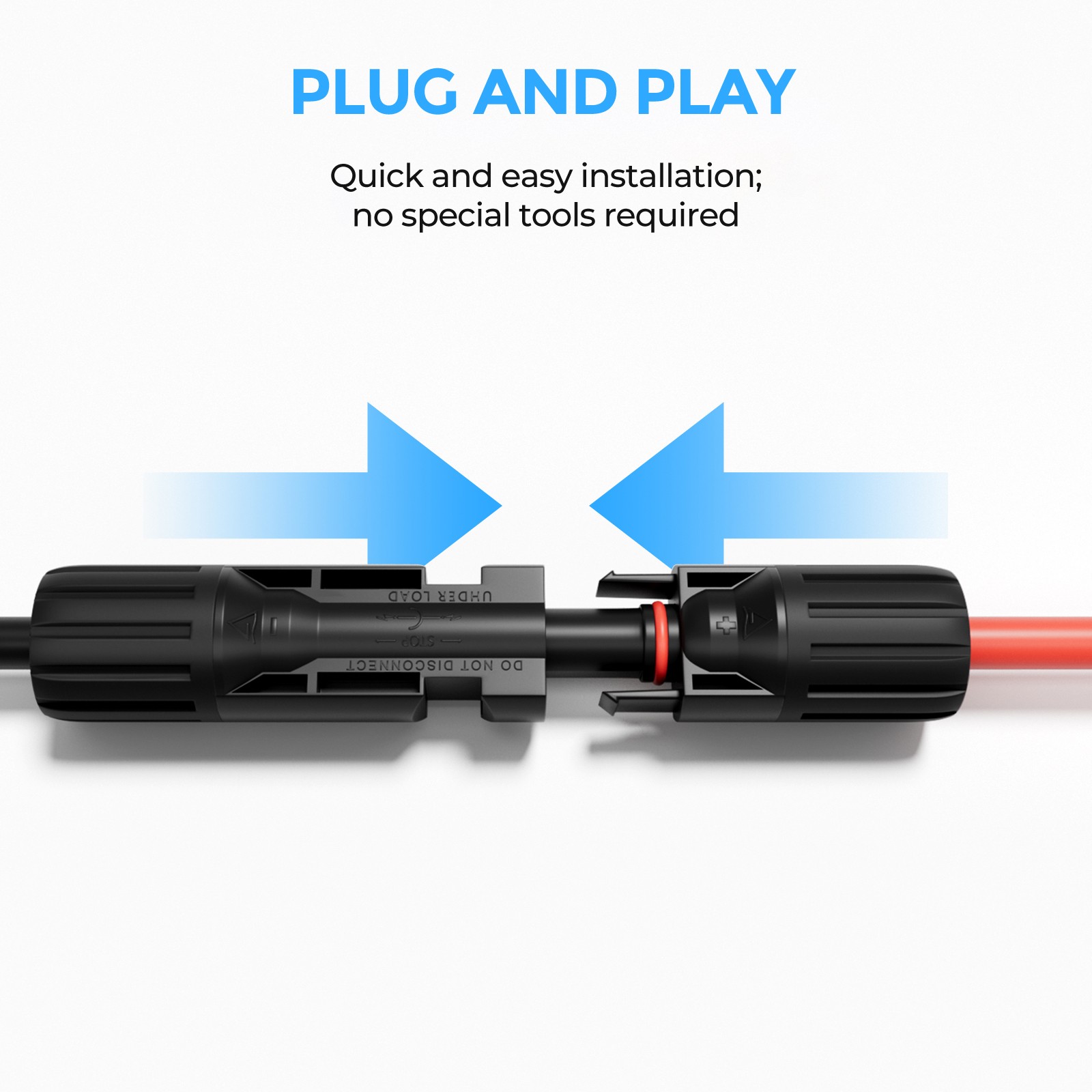 M/F Solar Panel Y Branch PV Connector Adapter Cable Connectors Extension
