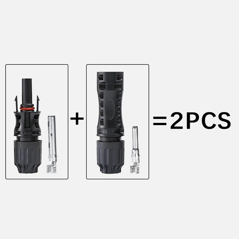 PV Connector 1500V 30A IP67 DC Plug For 2.5/4/6mm² Cable Waterprof For Solar Kit