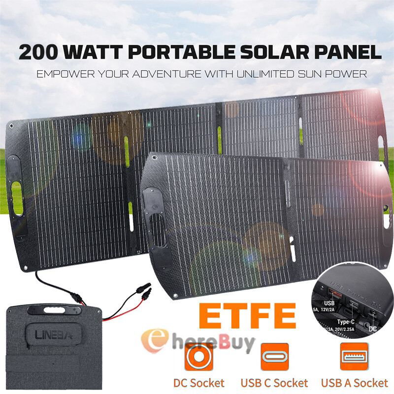 400W Solar Panel Foldable Long-lasting Self-supporting Waterproof for Outdoor RV