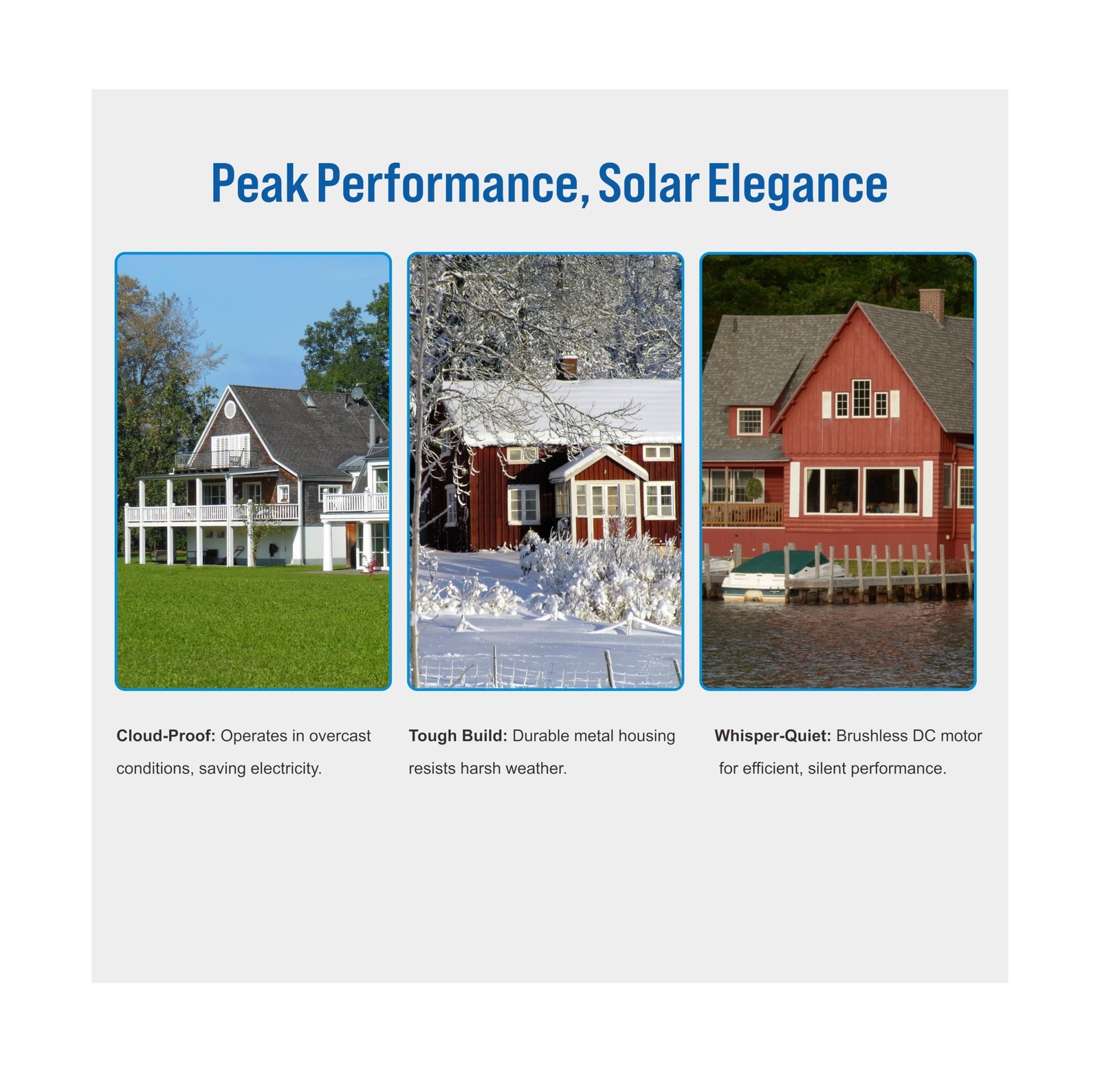 Solar Attic Fan, 40 W, 1600 CFM Large Air Flow Solar Roof Vent Fan, Low Noise…