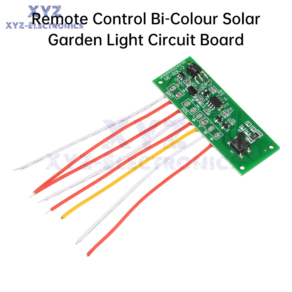 Dual Color Solar Light Circuit Board Solar Wall Light Remote Control Drive Board