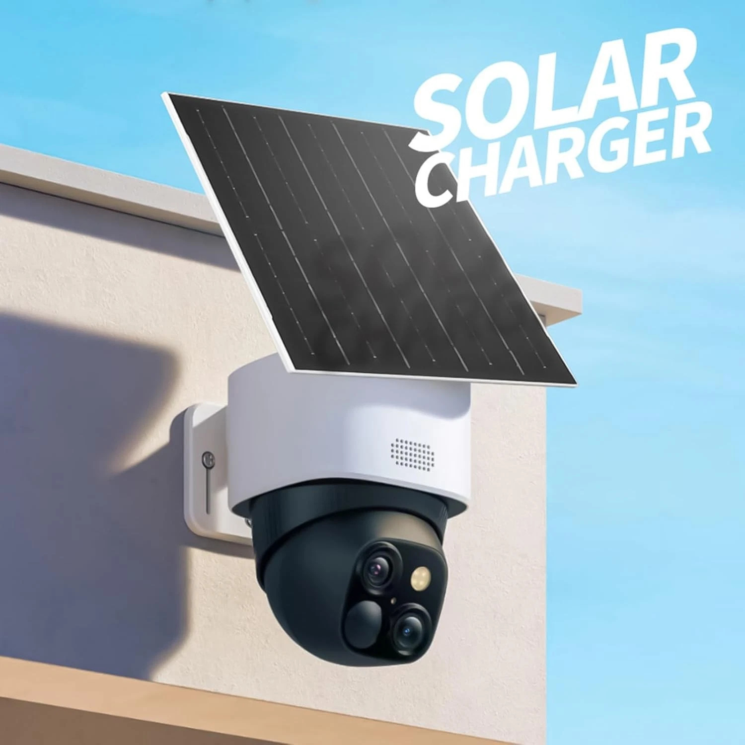 Solar Panel for Ring Spotlight Camera/Stick Up Cam Battery Charger 8W 5V Output