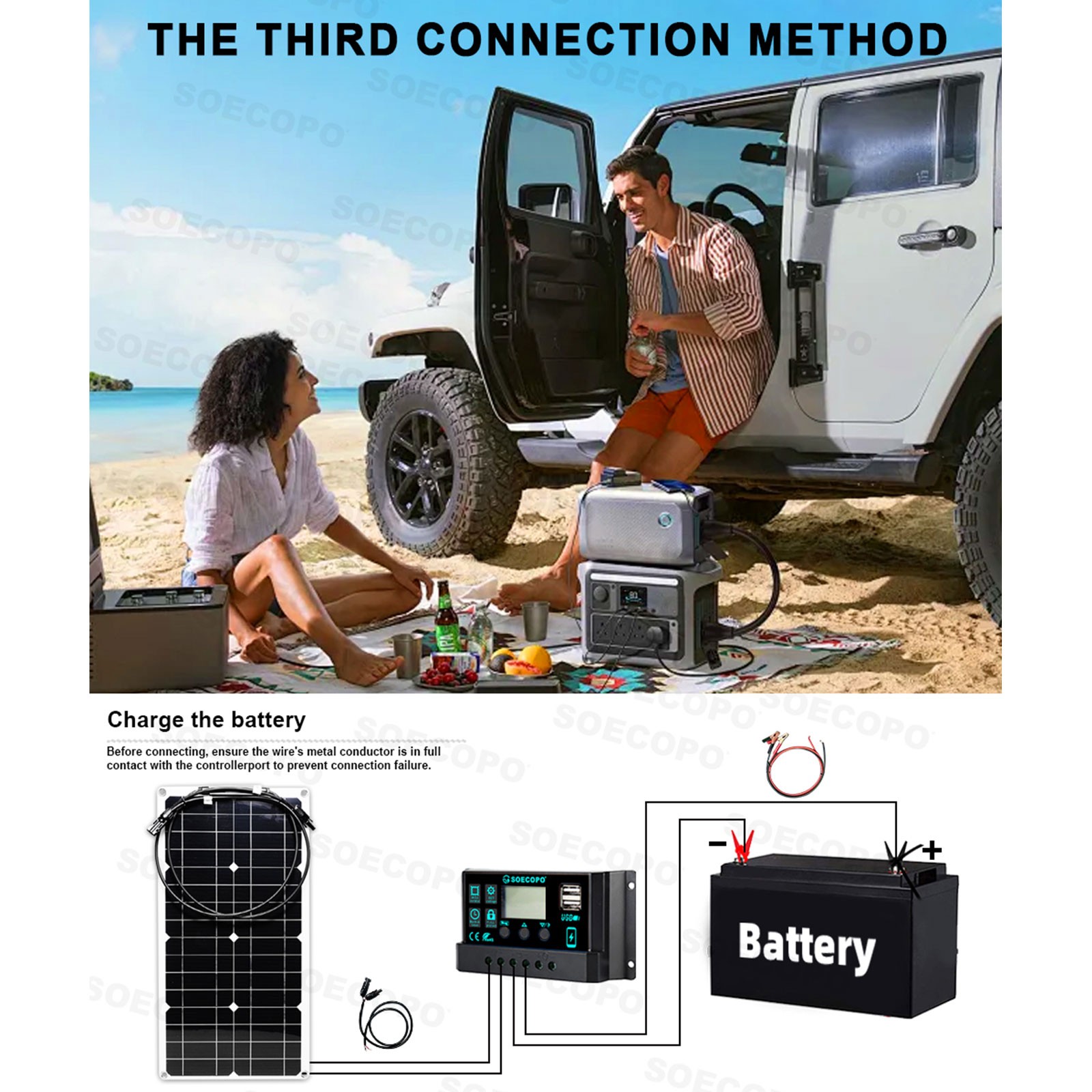 7000W Solar System Kit 100A Controller DC12V AC110 220V Panel for RV Boat CampIY