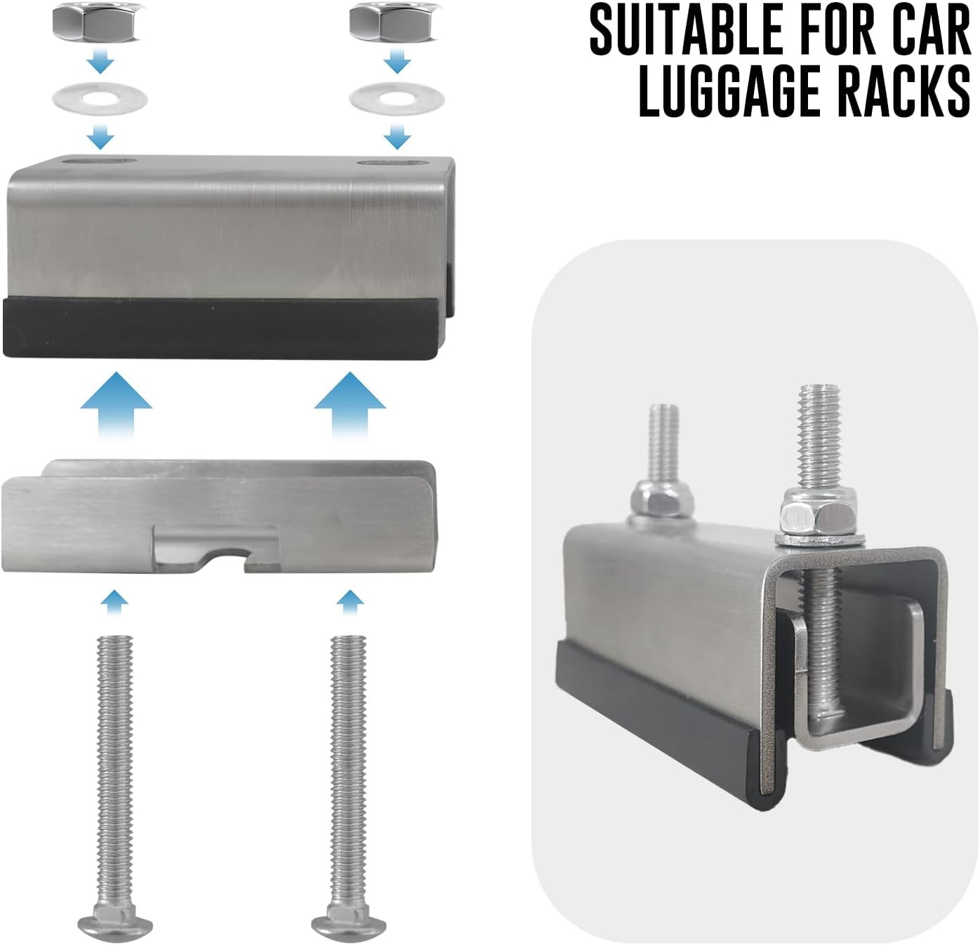 4PCS Universal Roof Mount Kits Bracket Mounting Mount For ProMaster,Boxer,Jumper