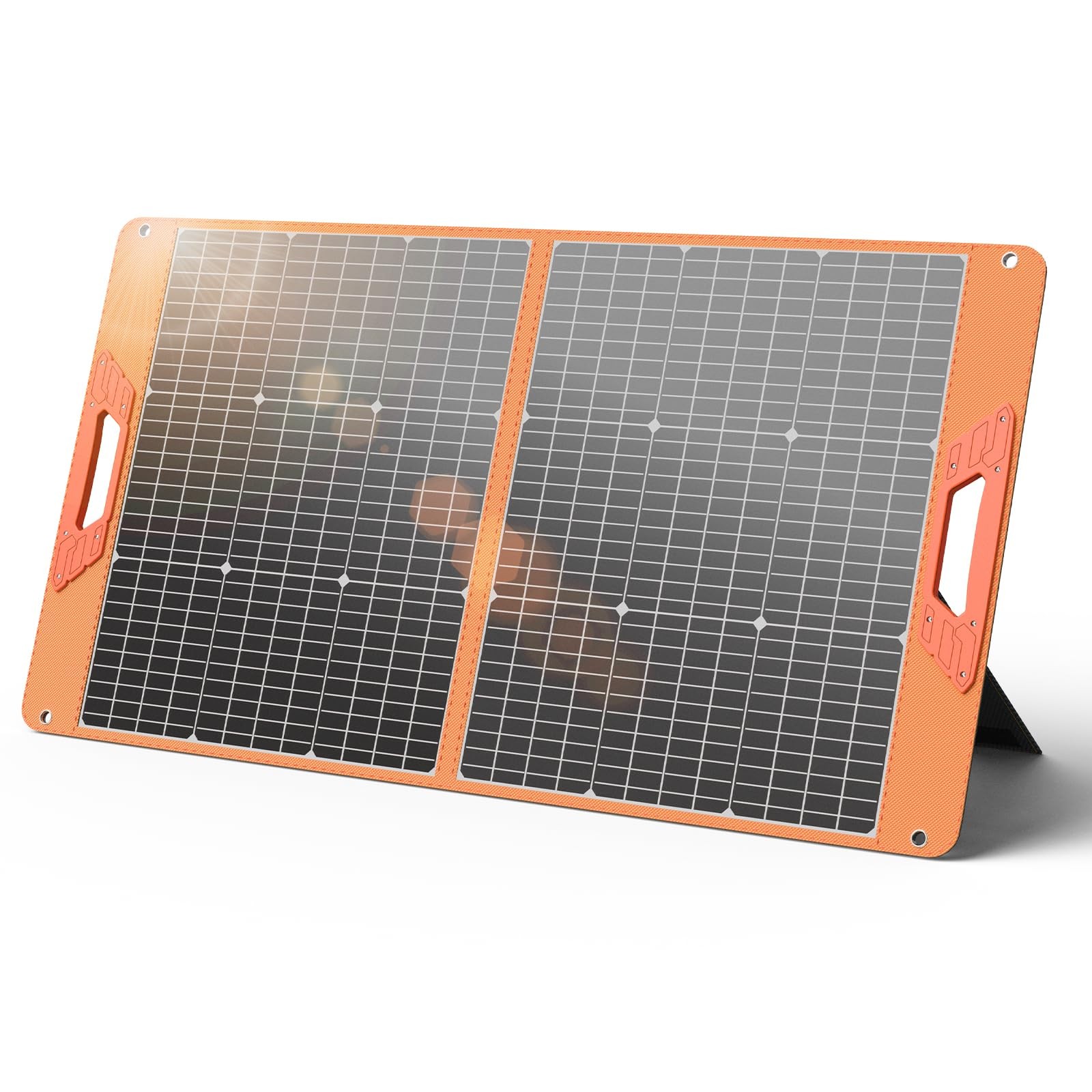 100W Portable Solar Panel for Power Station, 19.8V Foldable Solar Charger with