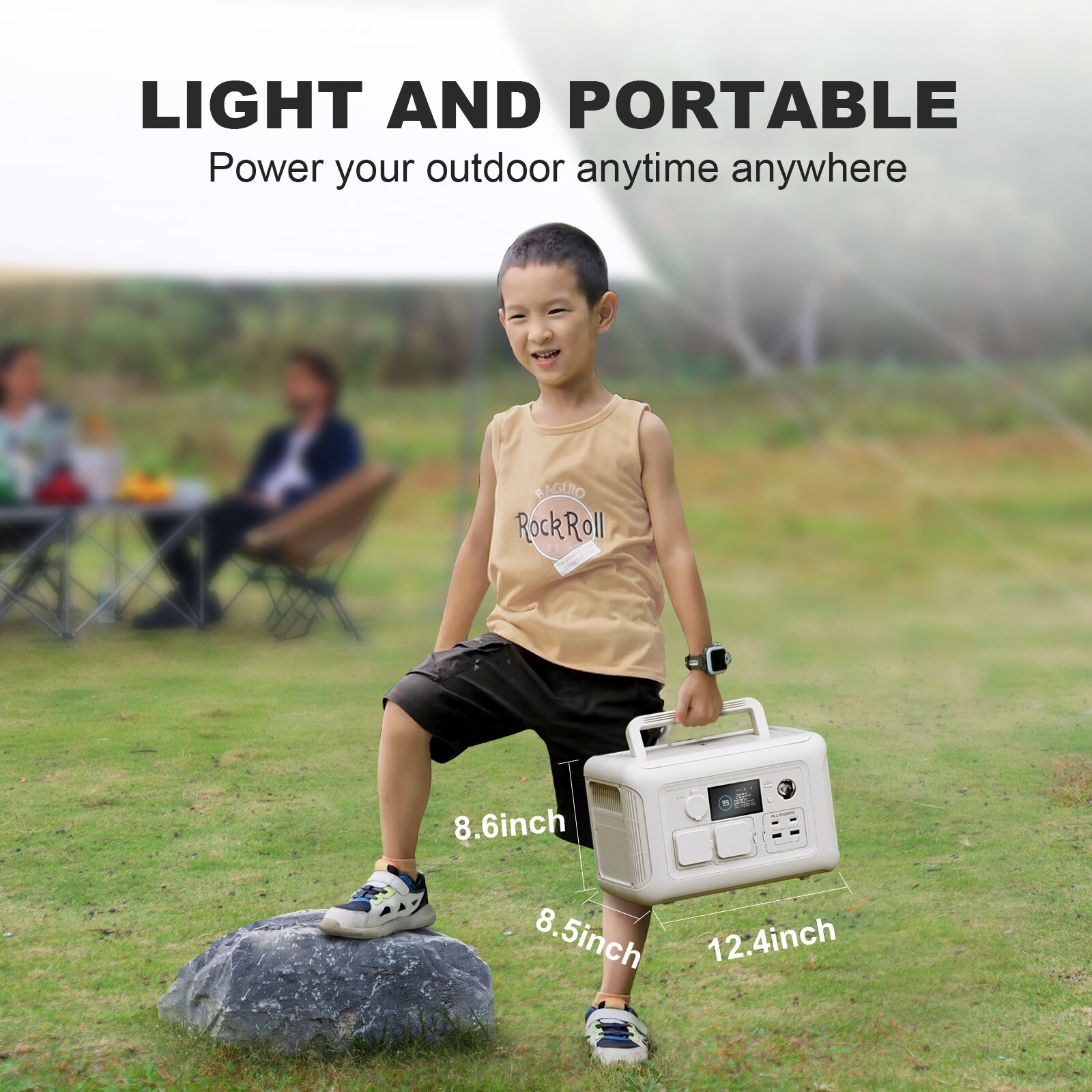 ALLPOWERS R600 299wh/600W Portable Power Station Solar Generator Refurbished